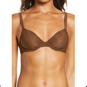 NWT SKIMS Naked underwire Demi bra new Smokey quartz